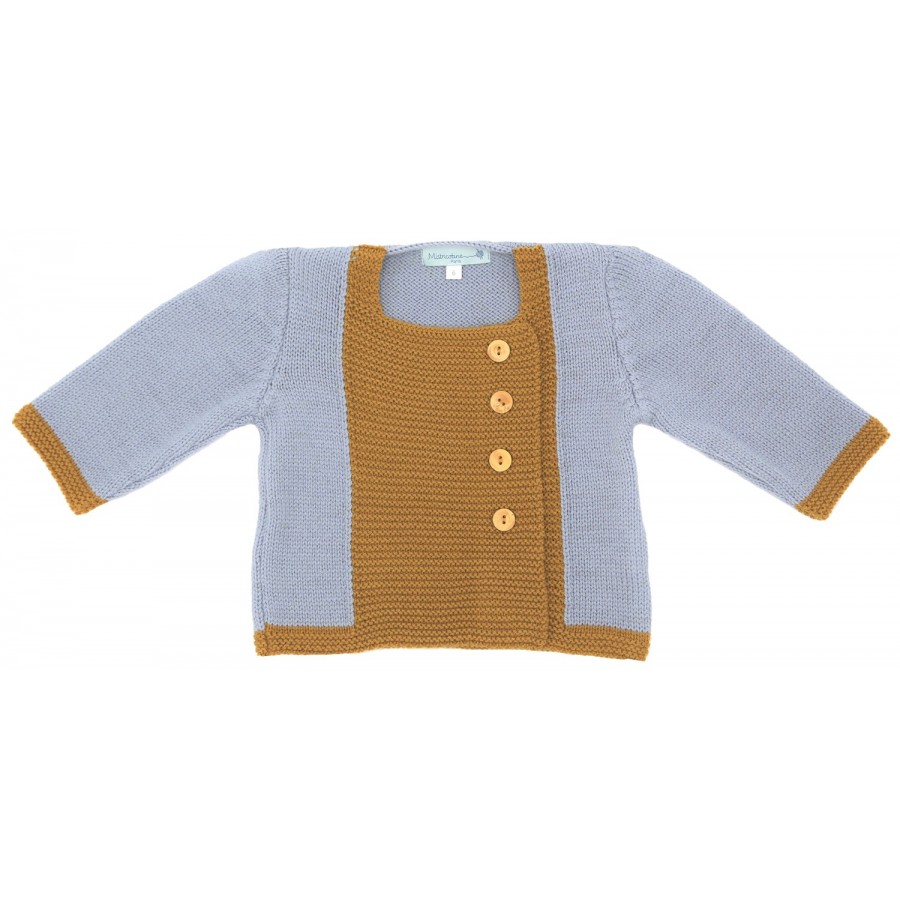 gilet en laine naissance