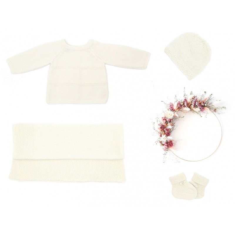 LAYETTE FAIT MAIN BÉBÉ - BRASSIÈRE AMONA NAISSANCE – NINI GARBI