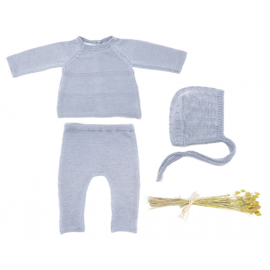 ensemble layette 3 pieces bebe garcon blanc bebe