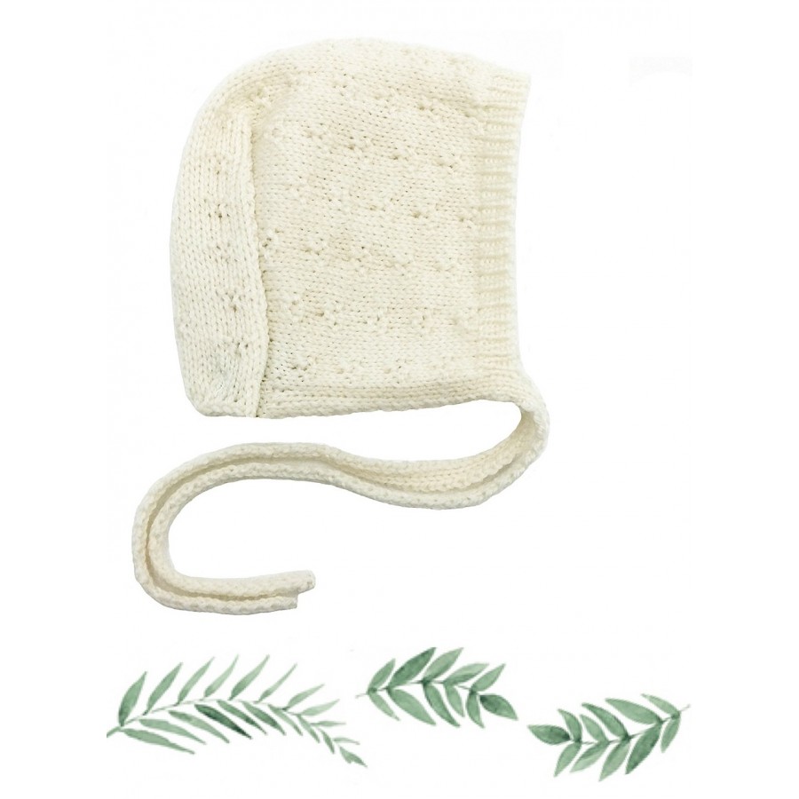 bonnet-beguin-bebe-tricot-laine-merinos
