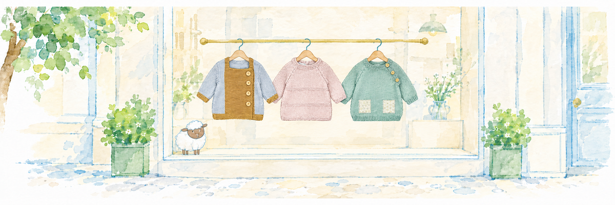Collection brassières, gilets et pulls Mistricotine