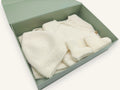 Trousseau de naissance tricot laine mérinos - Chouchou écru