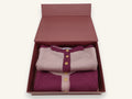 Coffret deux combinaisons bébé tricot - Pitchounes rose & prune