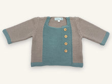 Gilet bébé laine mérinos - Tichat