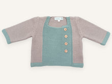 Baby-Strickjacke Tichat aus Merinowolle