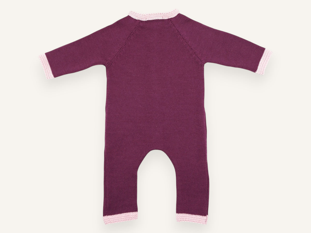 Baby-Overall Inès aus Merinowolle