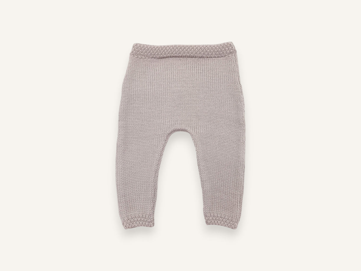 Pantalón Chacha en lana merina - taupe