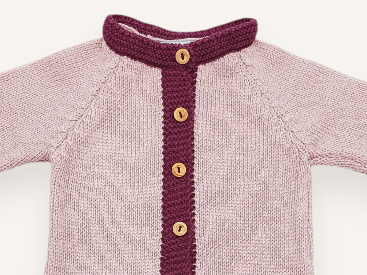 Iris Baby Jumpsuit in Merino Wool