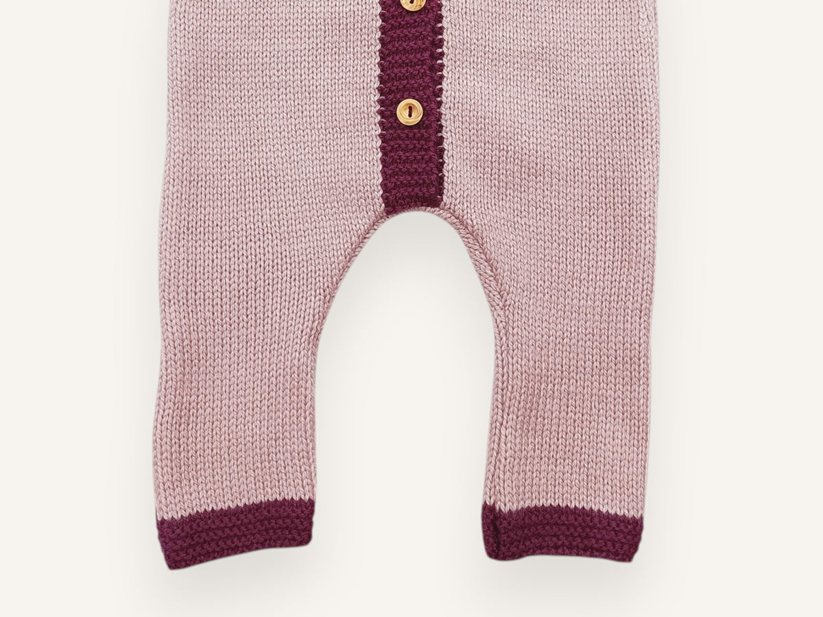 Iris Baby Jumpsuit in Merino Wool