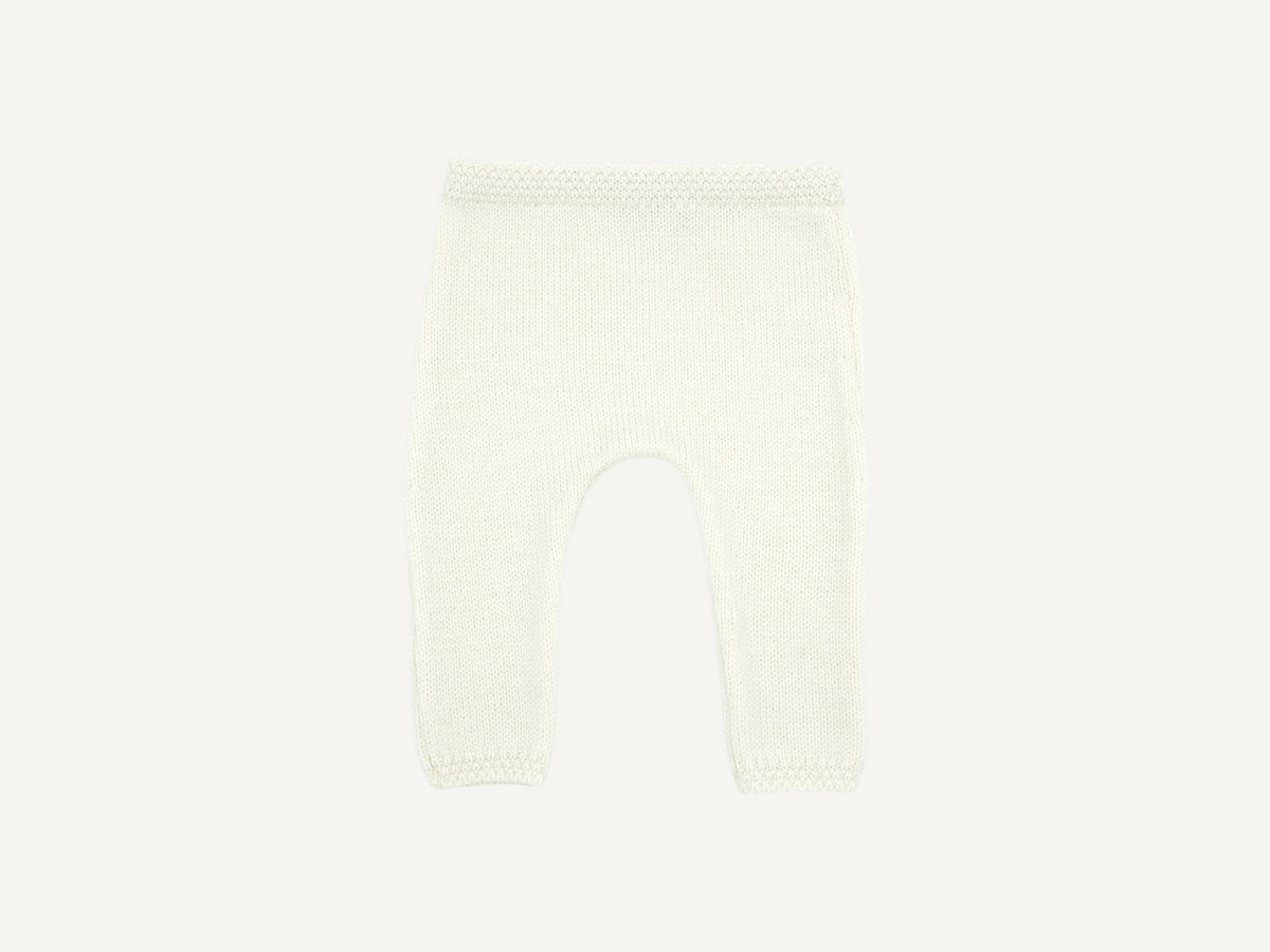 Babyhose aus Merinowolle – Chacha - ecru