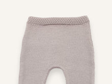 Merino wool newborn outfit – Harmonie grey & golden brown