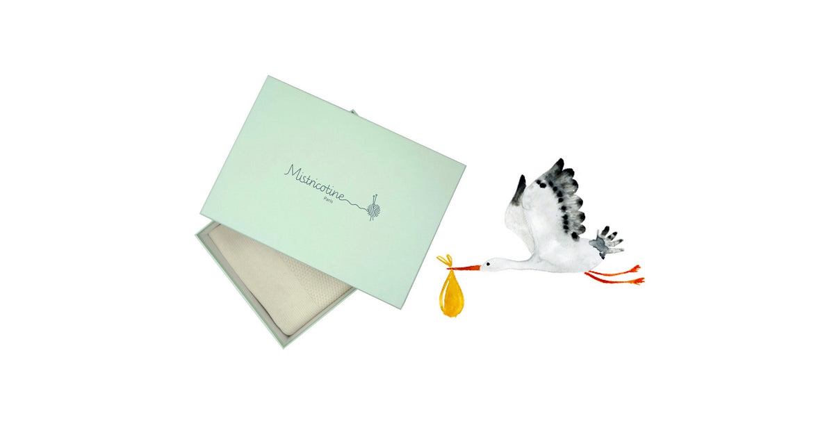 Coffret cadeau de naissance Mistricotine