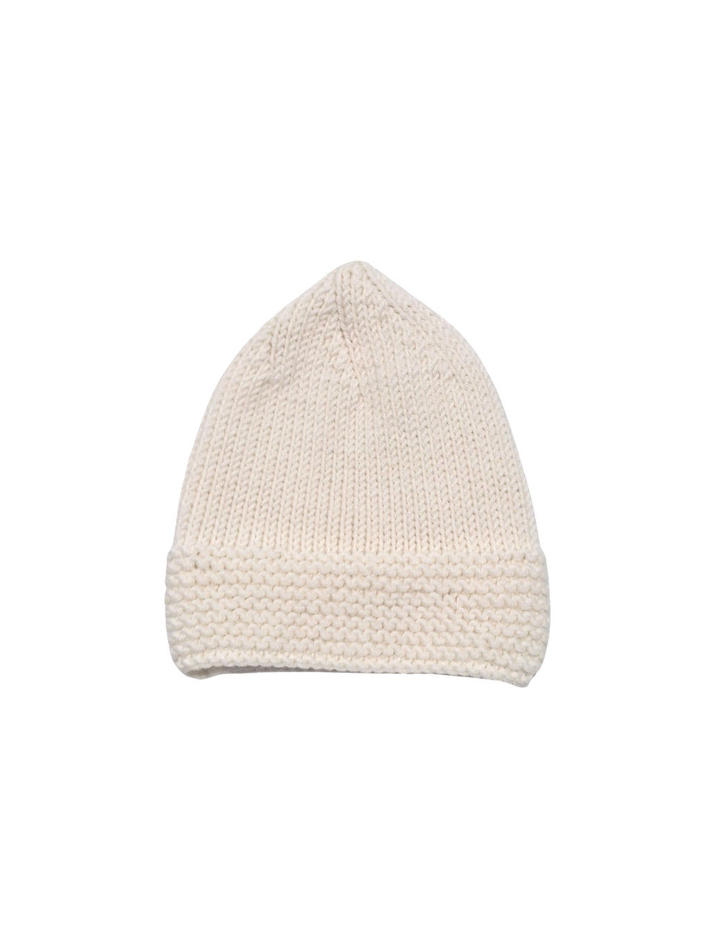 Trousseau de naissance tricot laine mérinos - Bienvenue écru