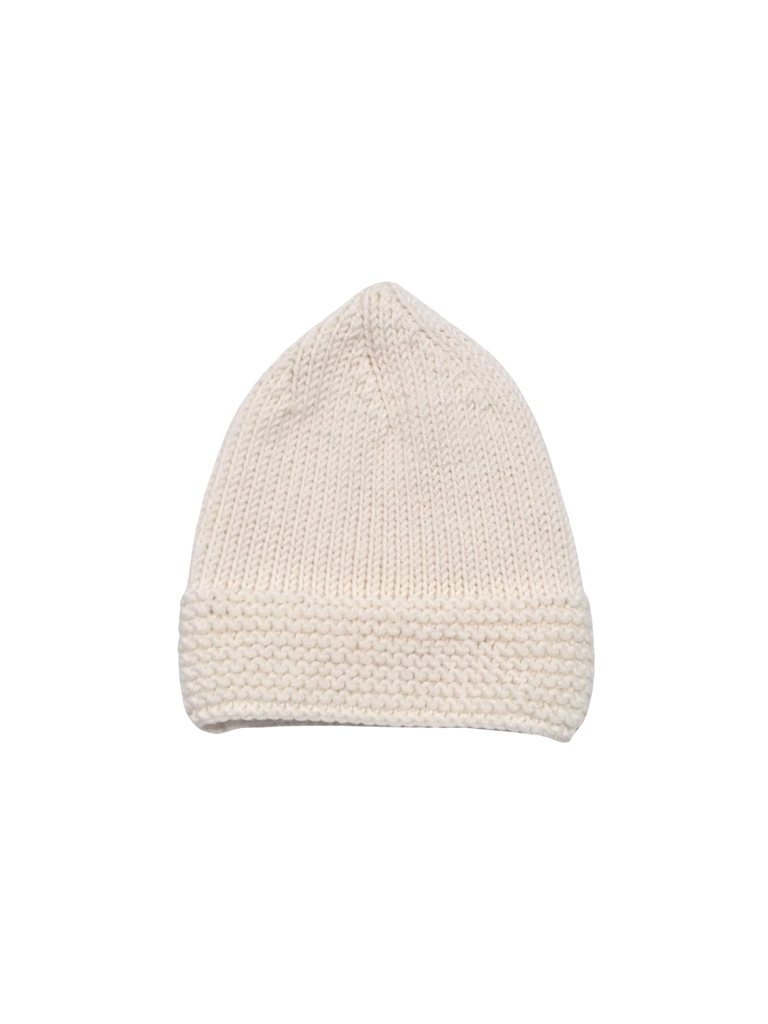 Trousseau de naissance tricot laine mérinos - Bienvenue écru