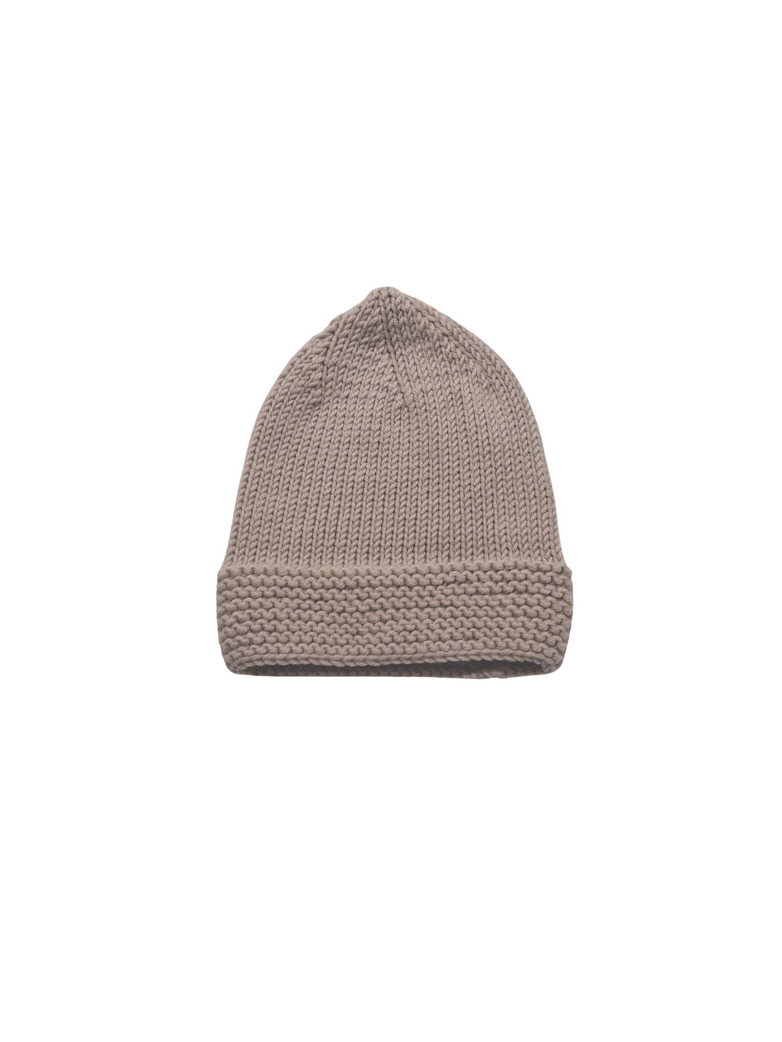 Cocon et bonnet de naissance en laine mérinos - Cocoon beige