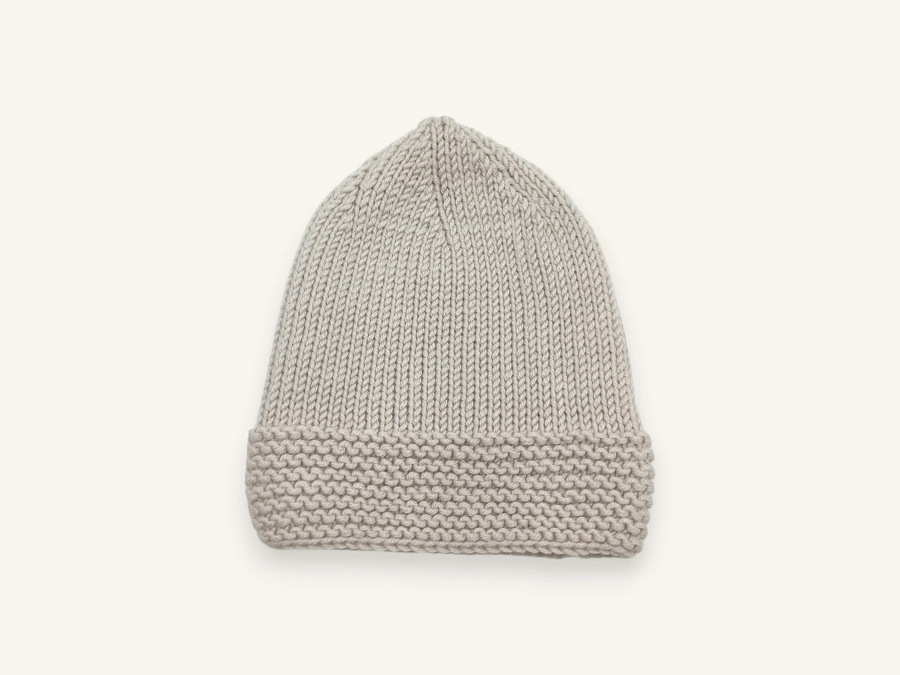 Cocon bébé et bonnet en laine mérinos - Cocoon beige