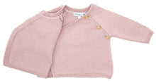 Trousseau prématuré laine mérinos - Félicité rose