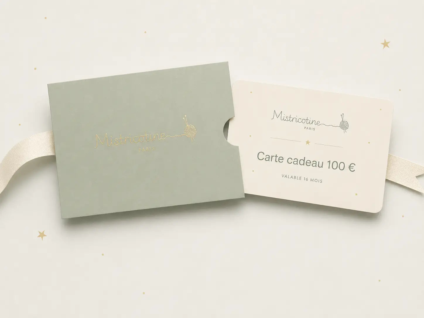 Carte-cadeau MISTRICOTINE - 100 €
