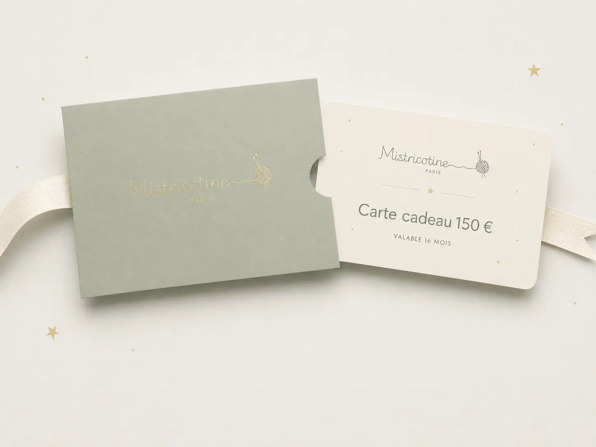 Carte-cadeau MISTRICOTINE - 150 €