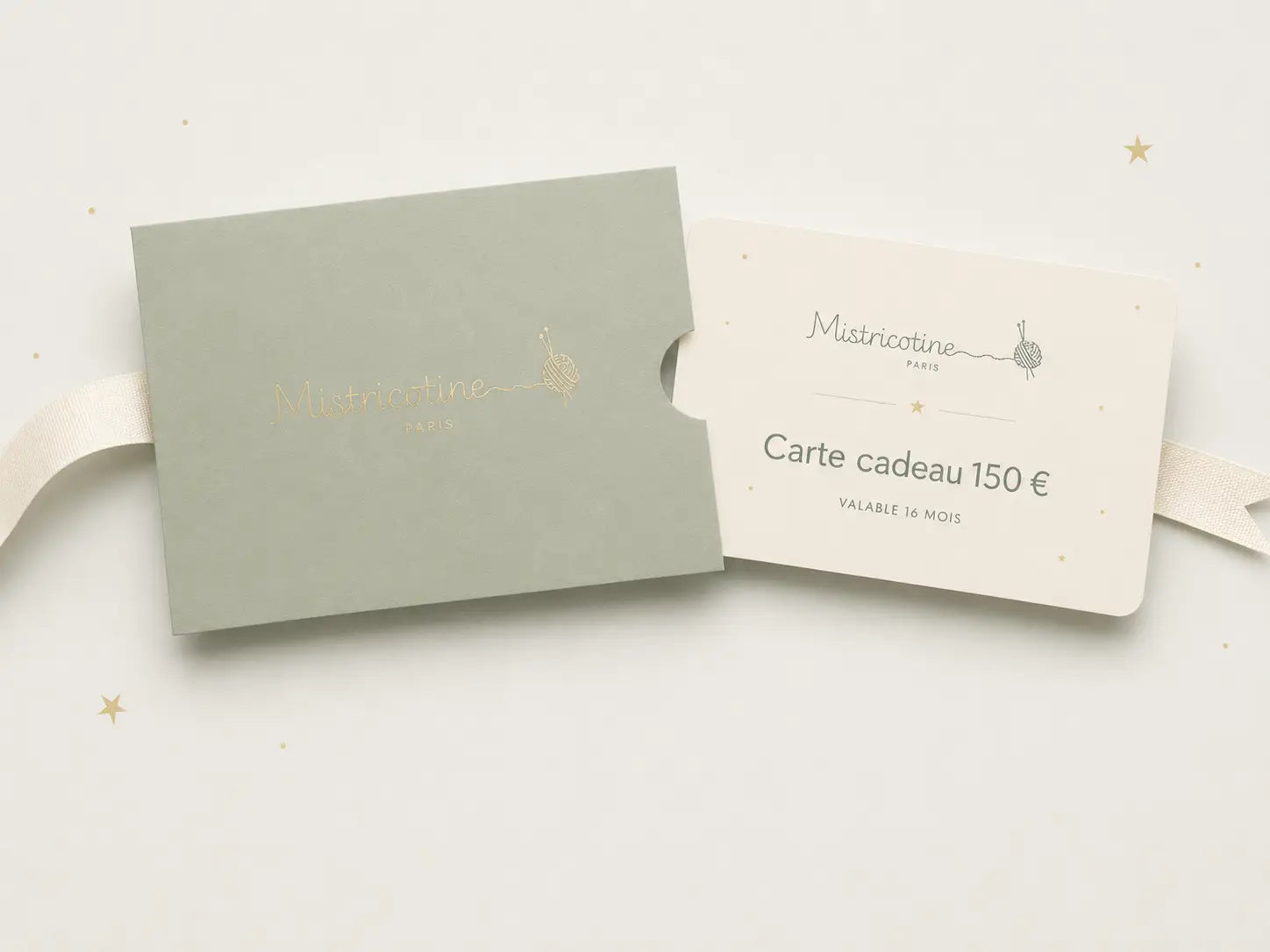 Carte-cadeau MISTRICOTINE - 150 €