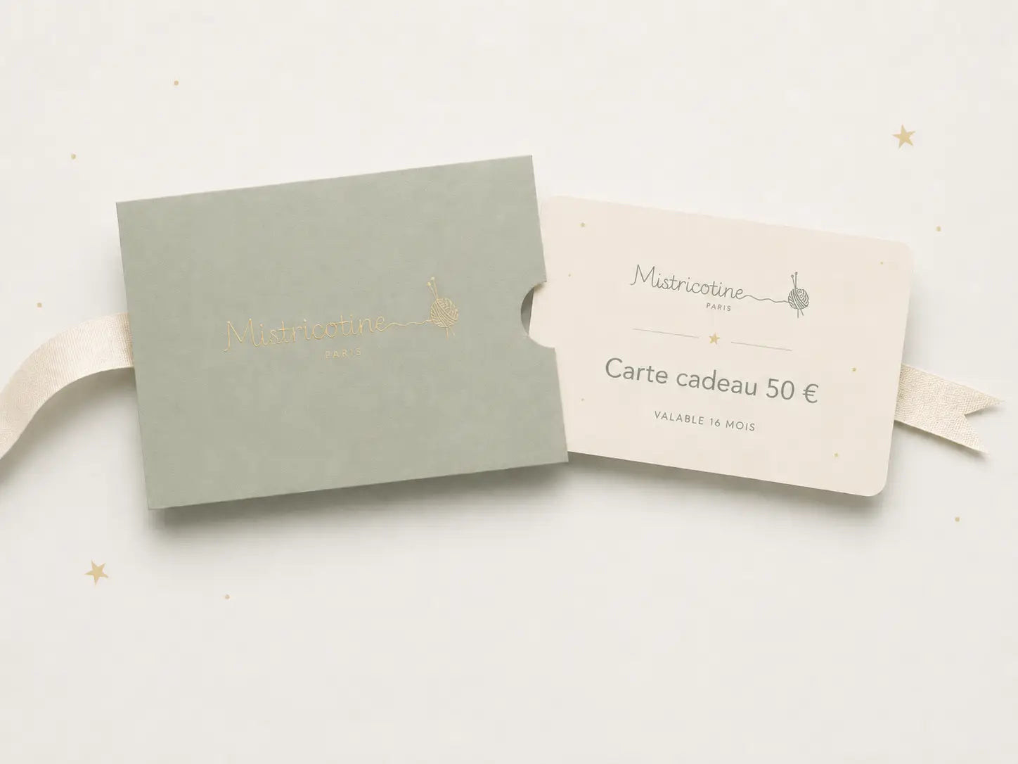 Carte-cadeau MISTRICOTINE - 50 €