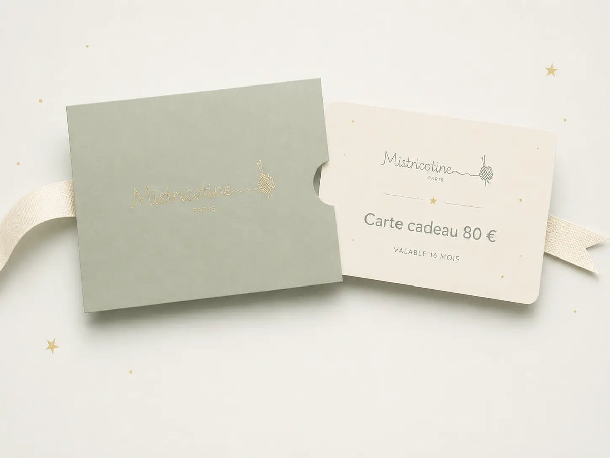 Carte-cadeau MISTRICOTINE - 80 €