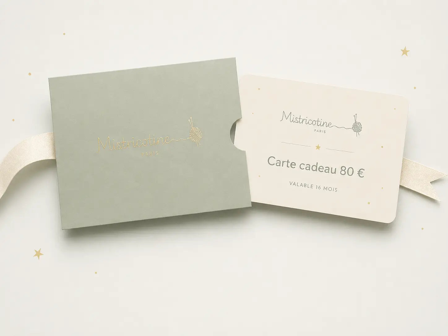 Carte-cadeau MISTRICOTINE - 80 €