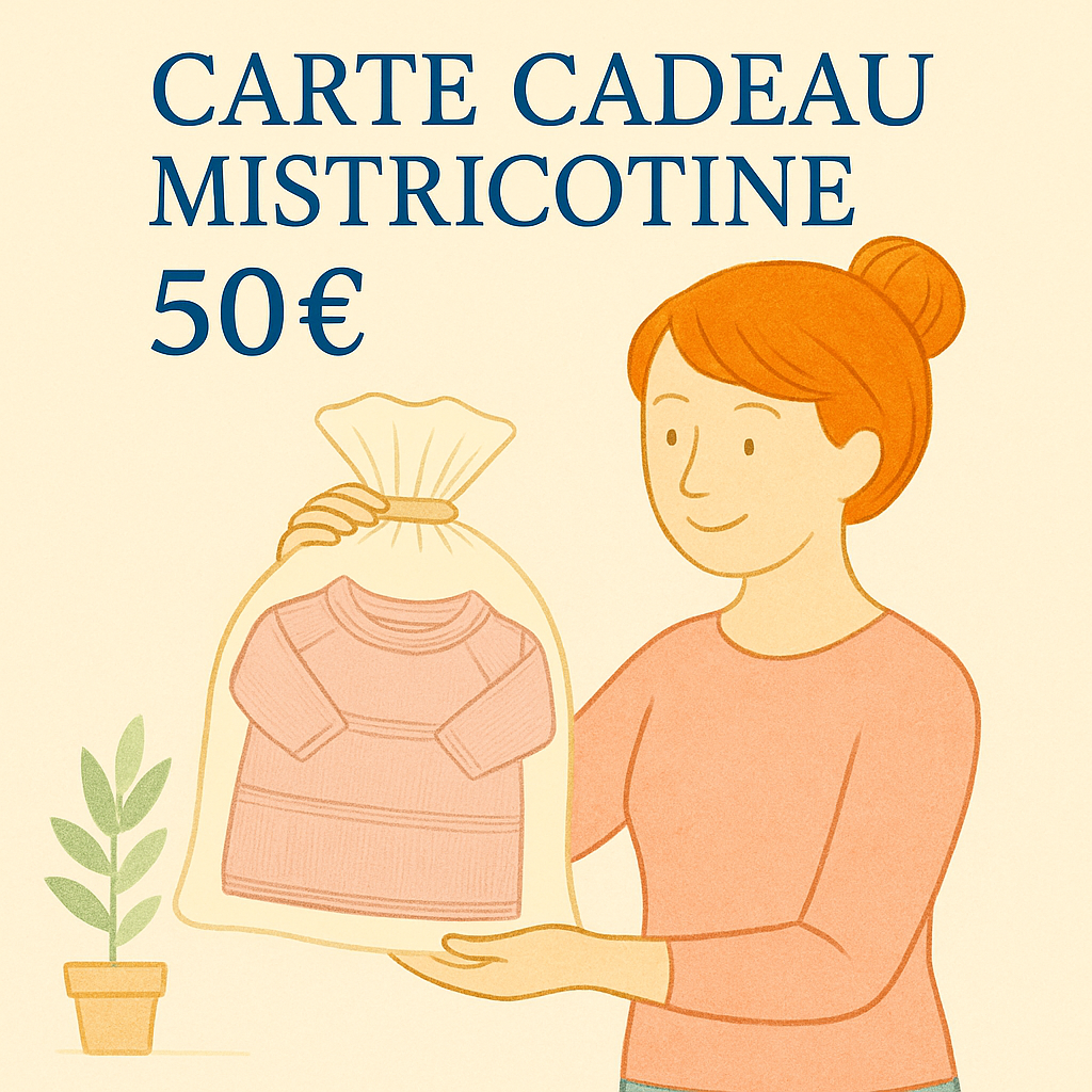 Carte-cadeau MISTRICOTINE - 50 €