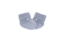 Trousseau de naissance laine mérinos - Bonheur gris-bleu