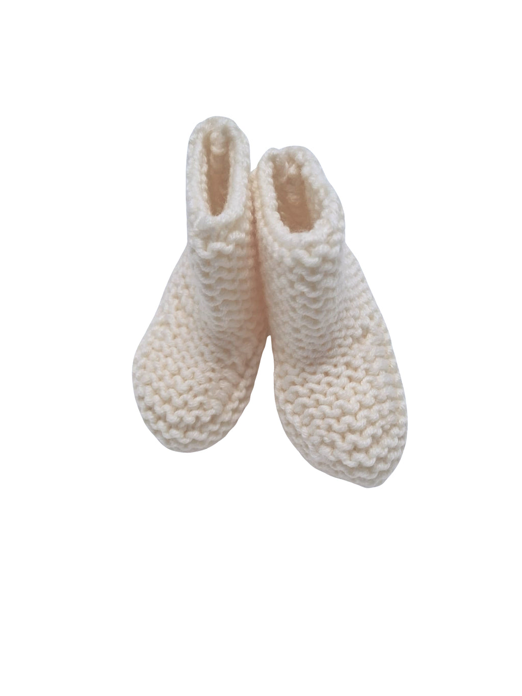 Trousseau de naissance tricot laine mérinos - Bienvenue écru