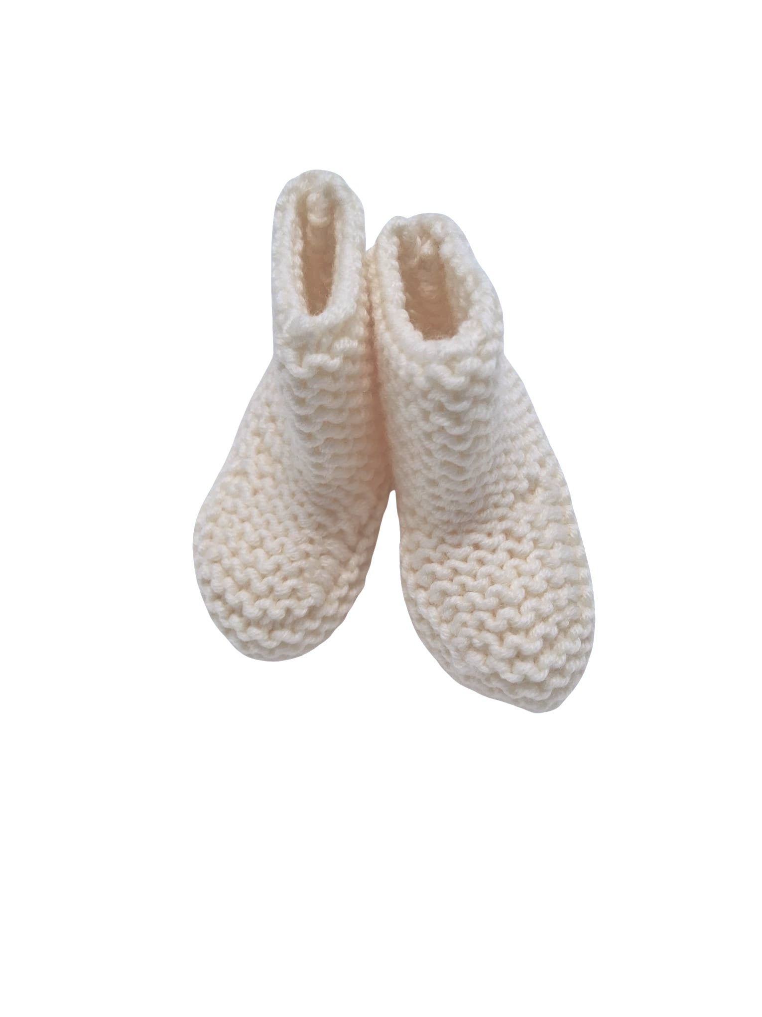 Trousseau de naissance tricot laine mérinos - Bienvenue écru