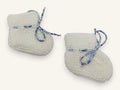 Chaussons bébé en laine mérinos - Blanc