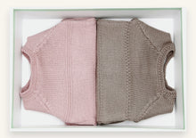Coffret Complicité - Deux brassières bébé en laine mérinos
