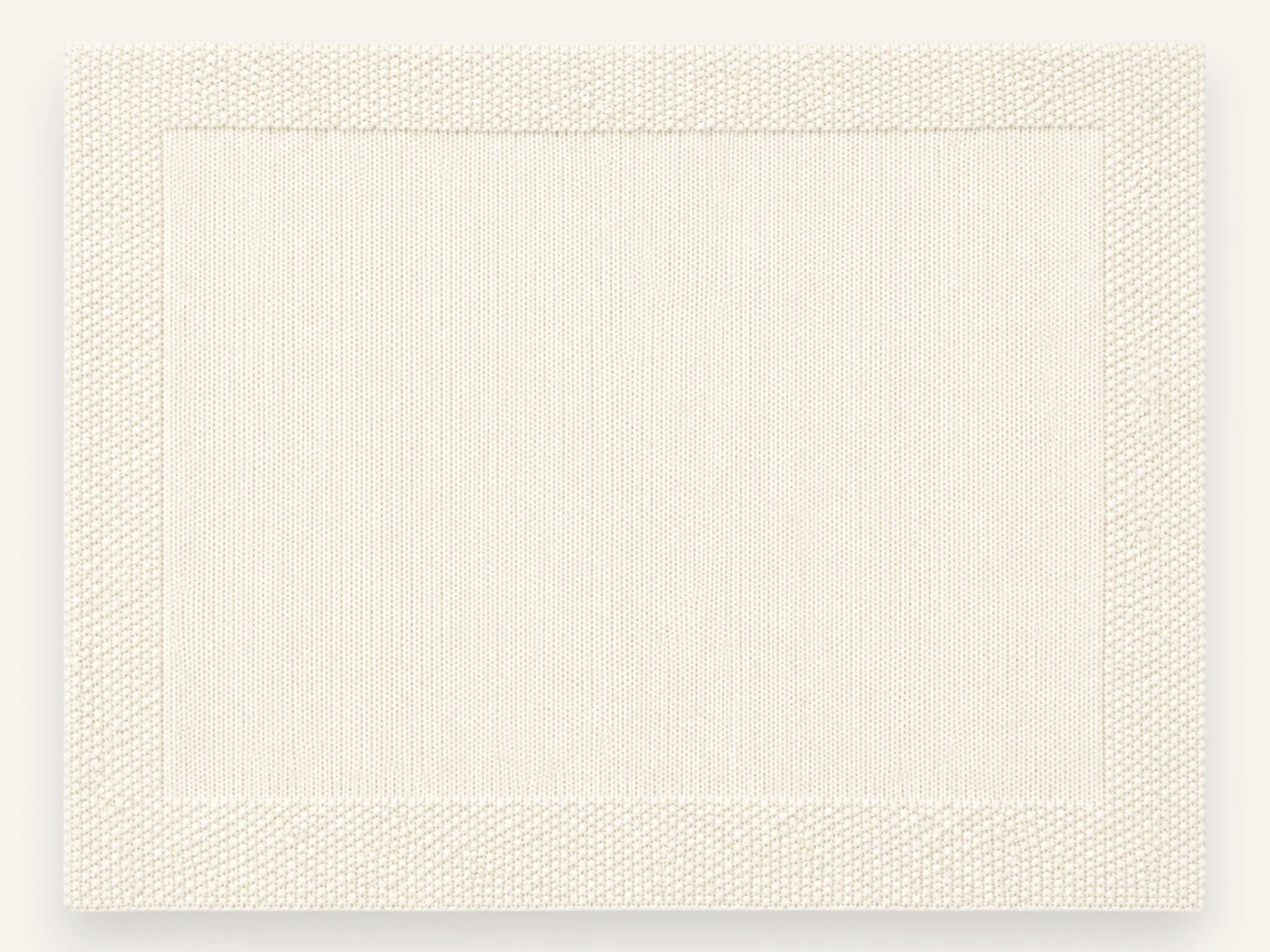 Trousseau de naissance laine mérinos - Bonheur écru