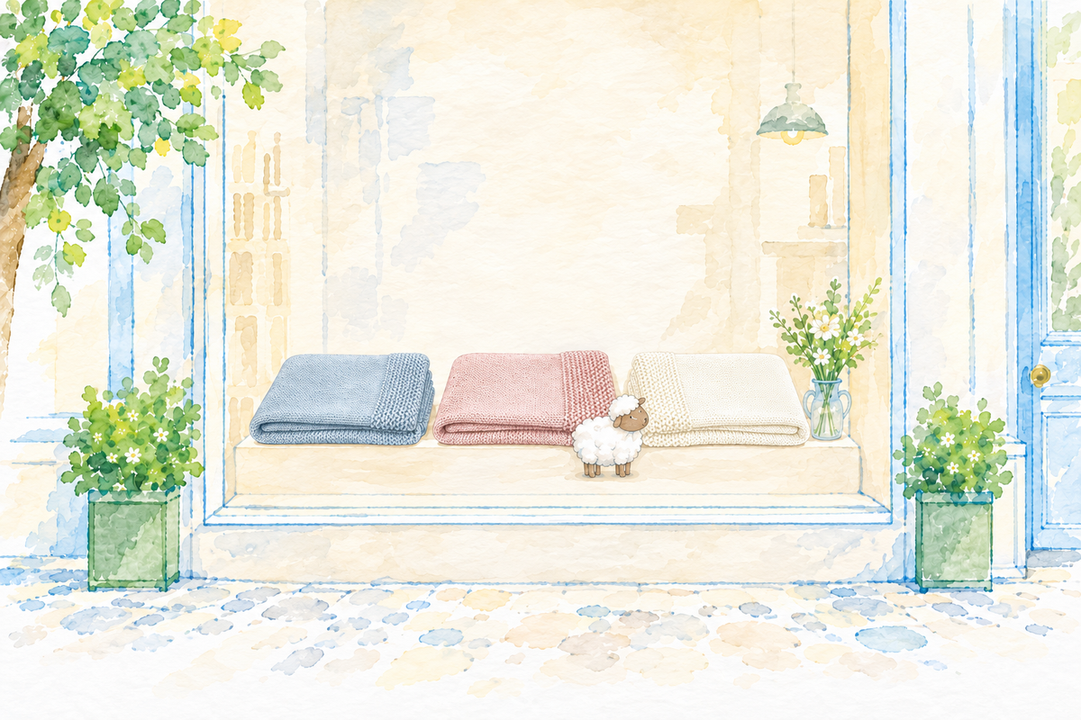 Collection couvertures Mistricotine mobile