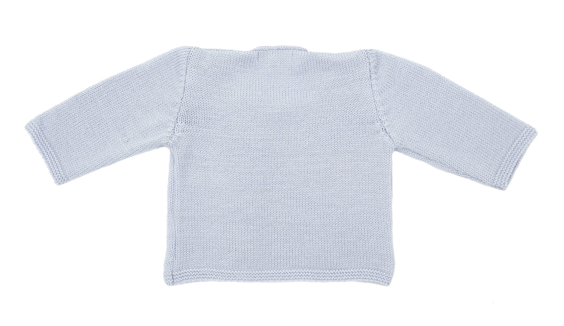 Tenue de naissance en tricot - Harmonie lilas & écru