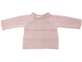 Brassière bébé laine mérinos - Zazou rose