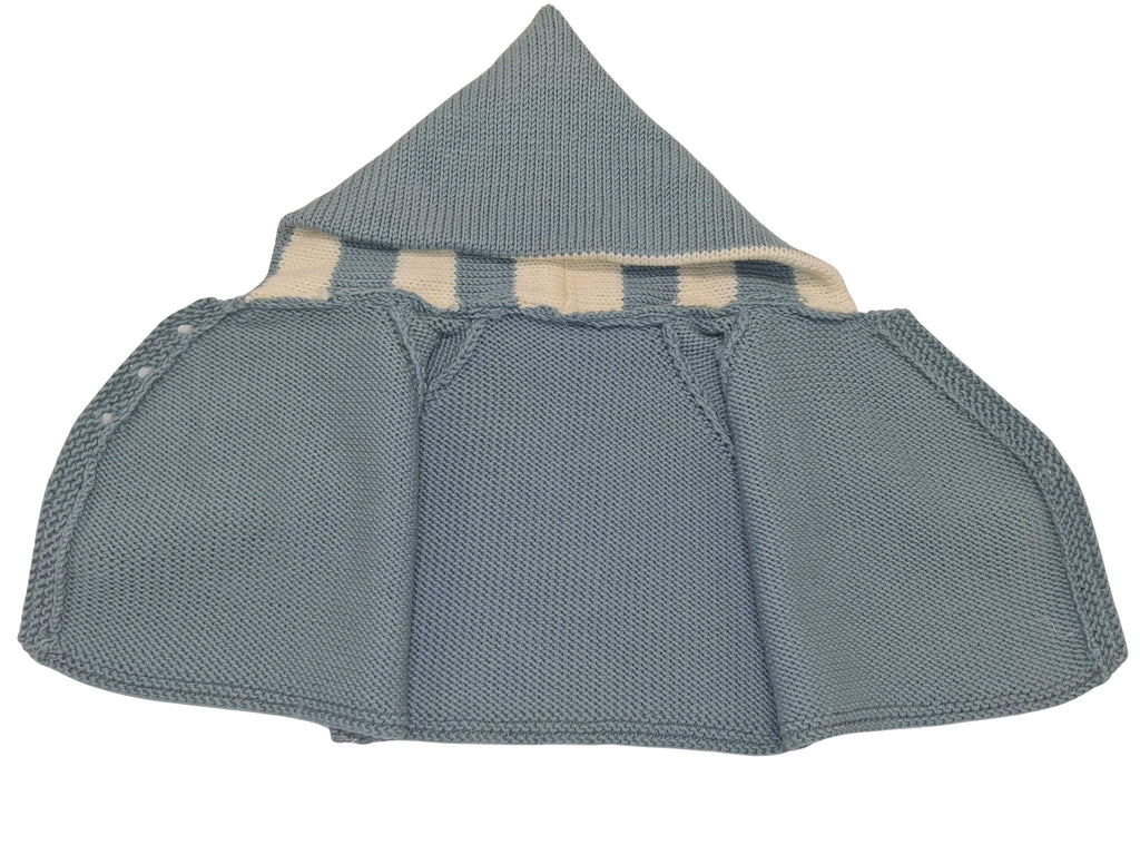 Paletot bébé en laine mérinos - céladon