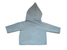 Paletot bébé en tricot laine mérinos - Nono céladon