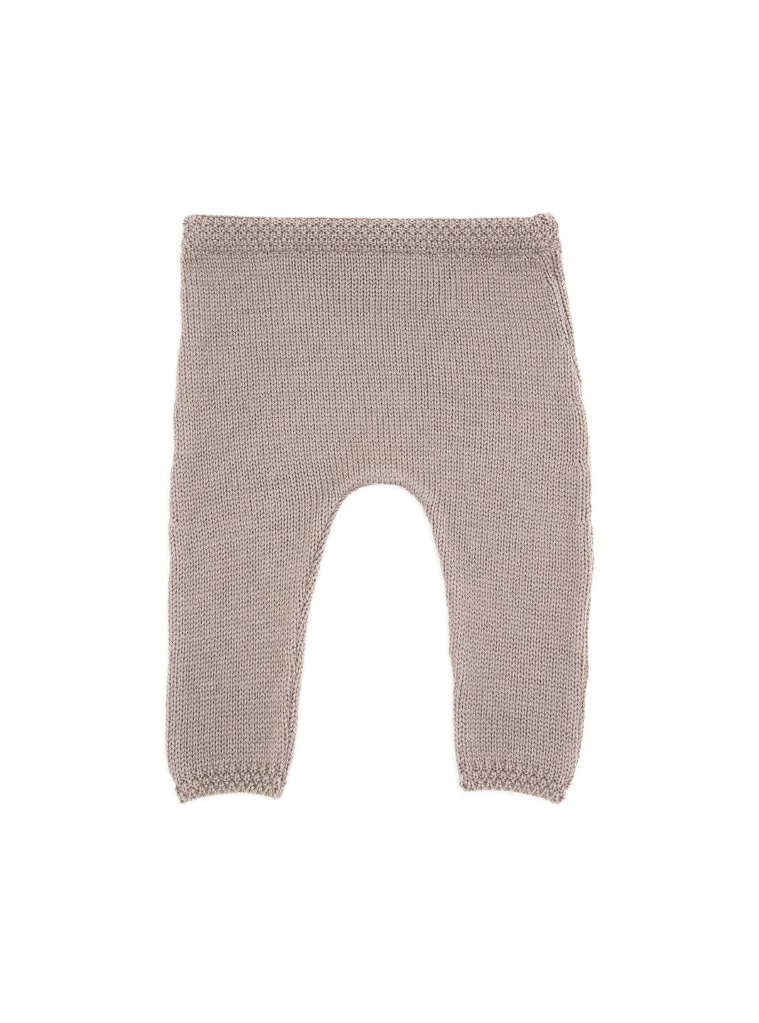 Pantalon bébé Chacha taupe laine mérinos