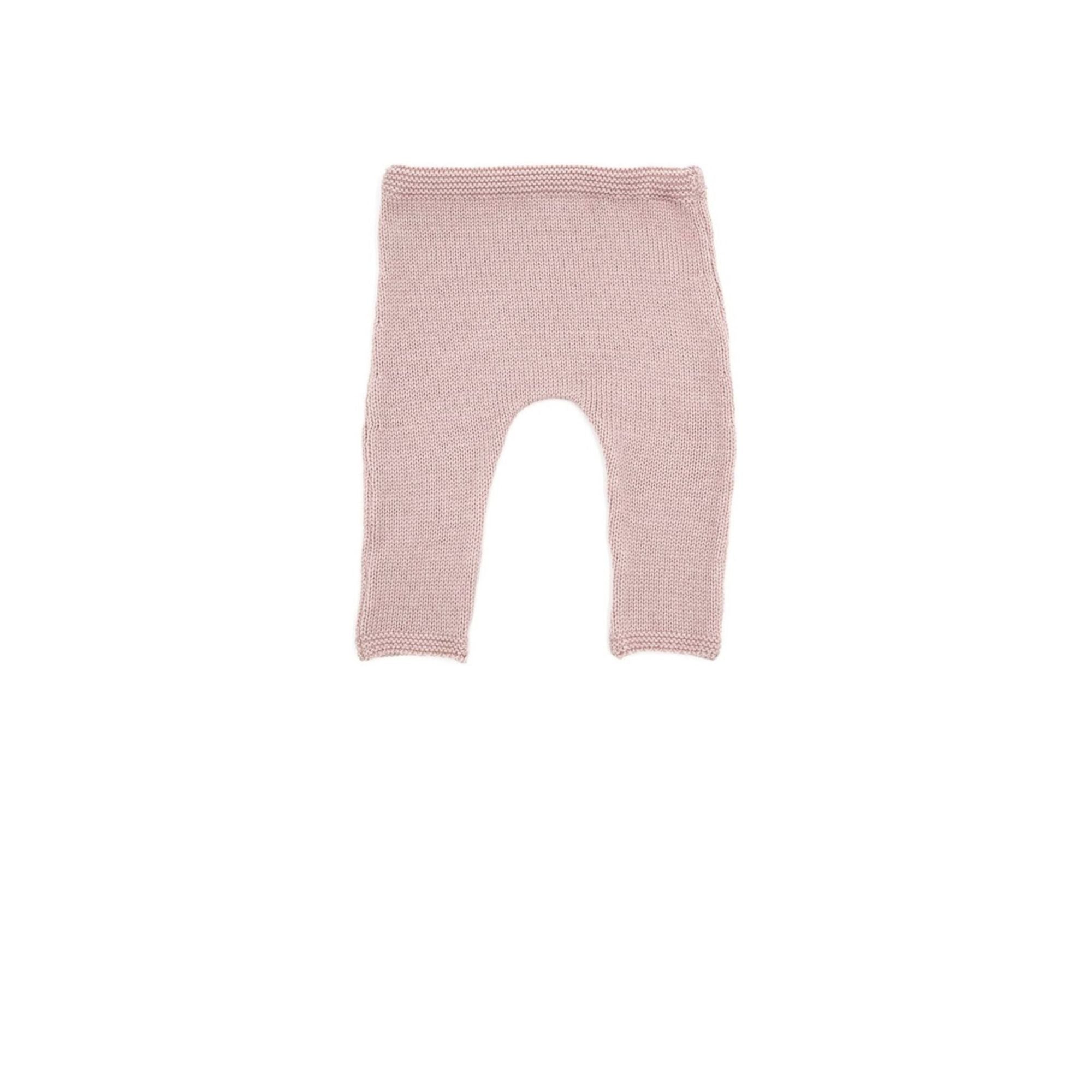 Pantalon bébé Chachou rose laine mérinos