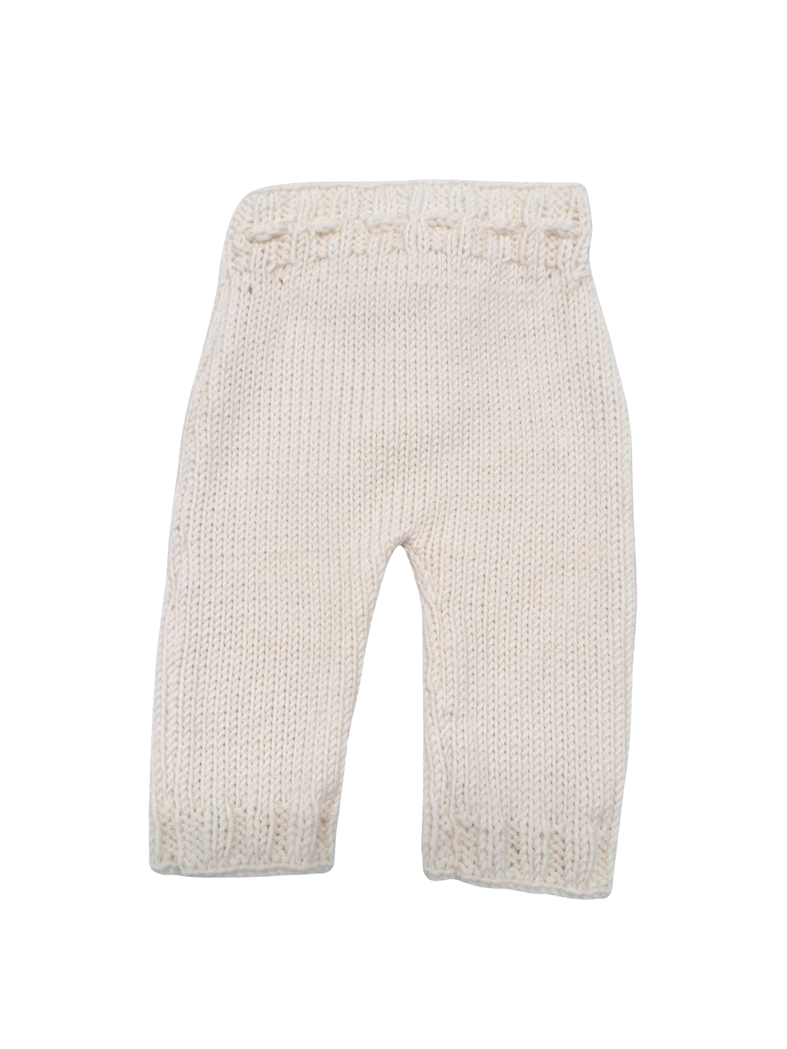 Merino wool newborn outfit – Mini Pouce ecru