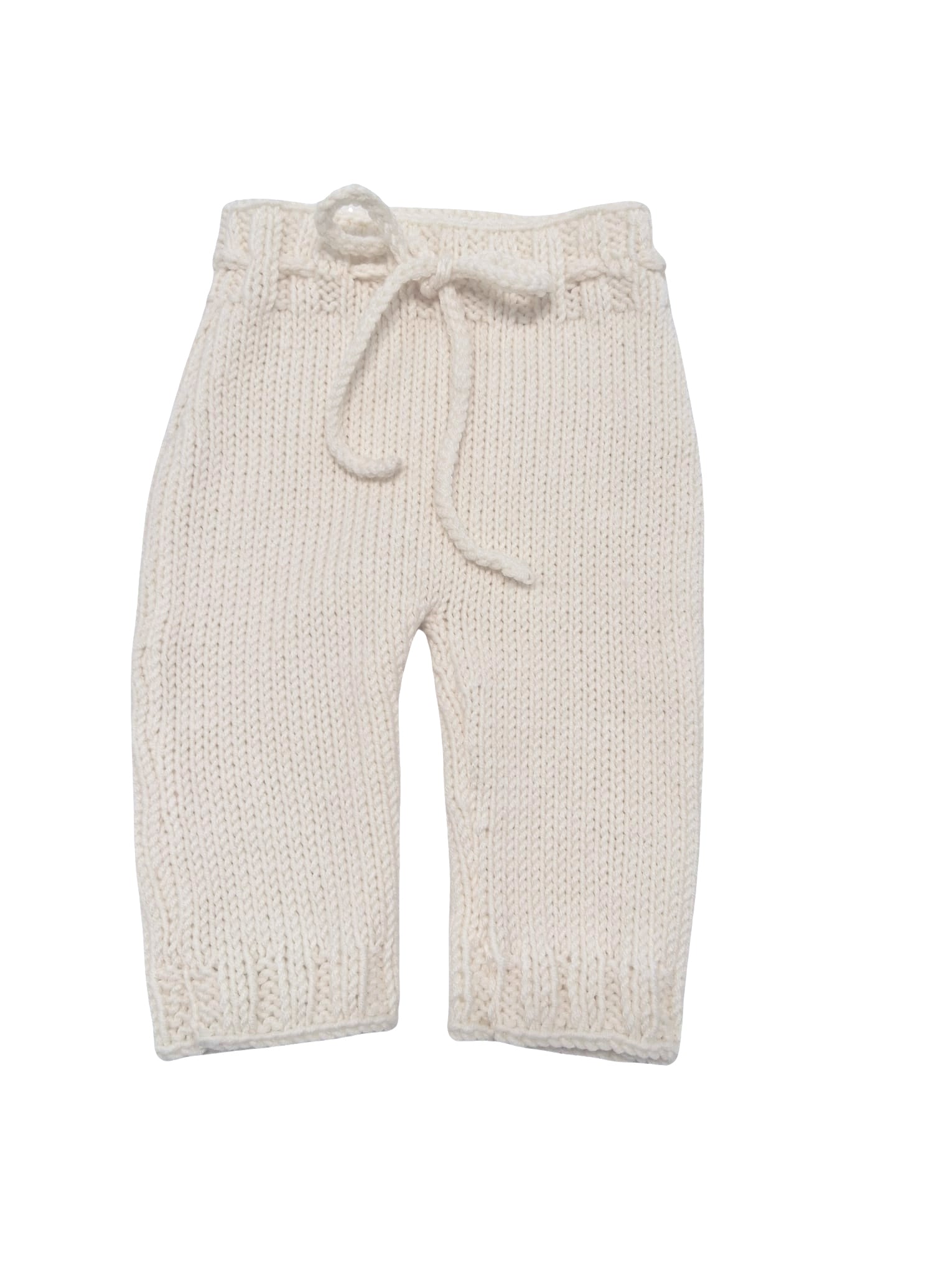 Trousseau de naissance en laine mérinos | Bienvenue écru