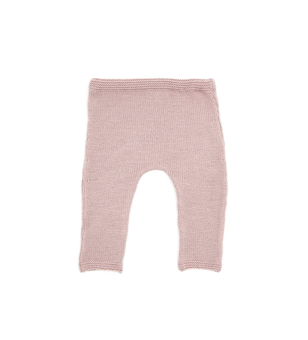 Ensemble Prématuré Petit Chat rose laine mérinos