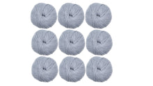 Coffret brassières bébé laine mérinos - Complicité rose & gris-bleu