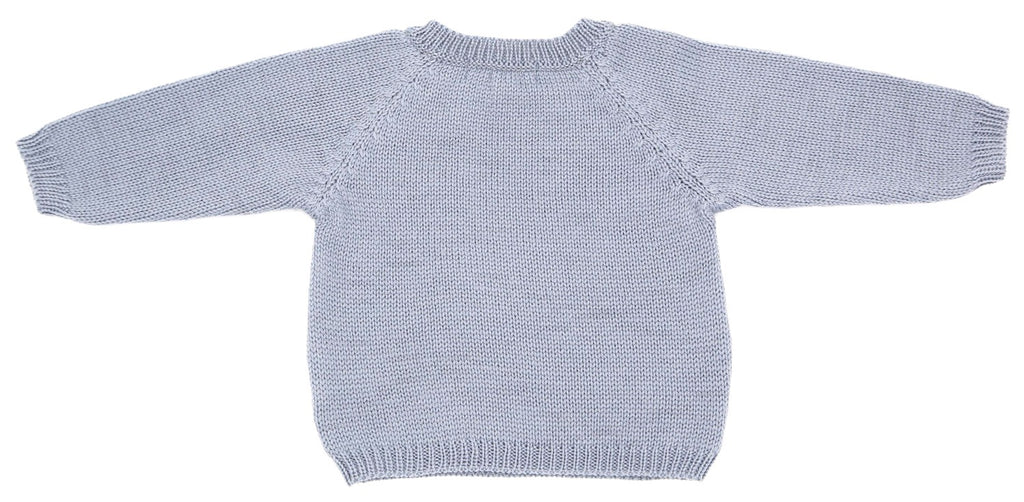 Ensemble Bébé Babou gris laine mérinos