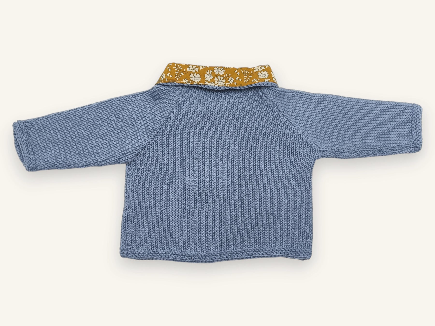 Ensemble bébé en tricot - Emma bleu