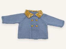 Ensemble bébé en tricot - Emma bleu